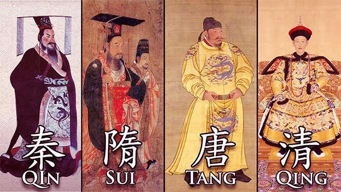 cac-trieu-dai-trung-quoc Hình minh họa hoàng đế của các triều đại Trung Quốc.
