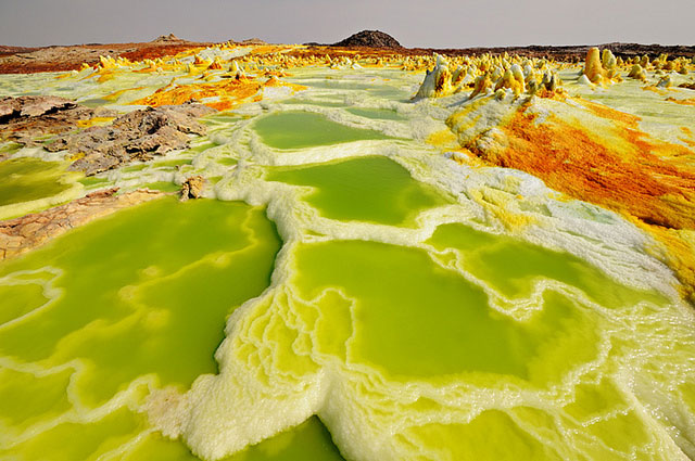dallol-2 Dallol, bức tranh thiên nhiên độc đáo