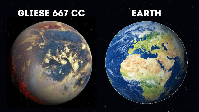 hanh-tinh-gliese-667c-c Hành tinh này có thể trải qua những chu kỳ ngày và đêm kéo dài.
